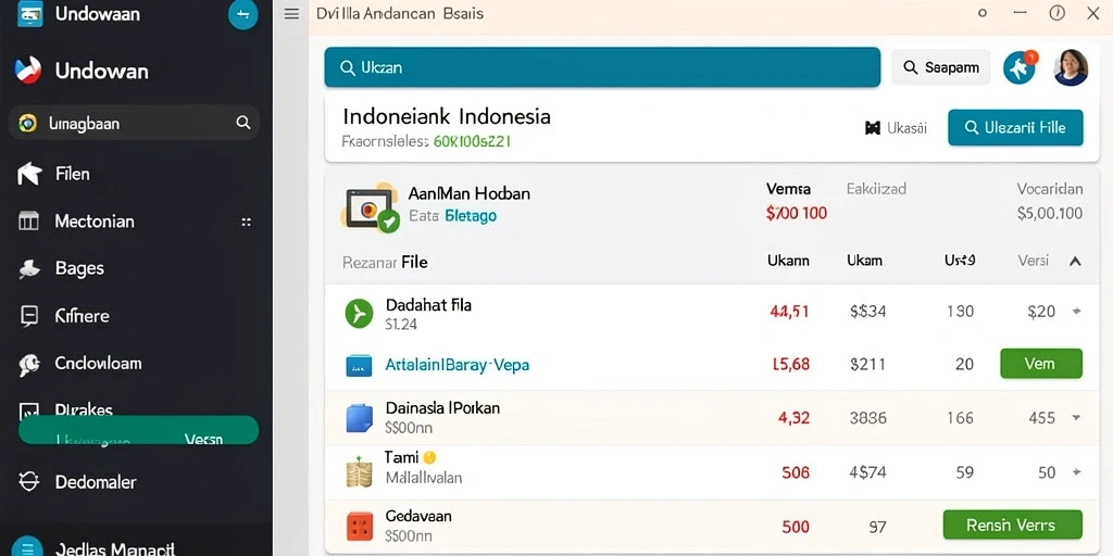 Antarmuka pengguna yang sederhana dan intuitif.