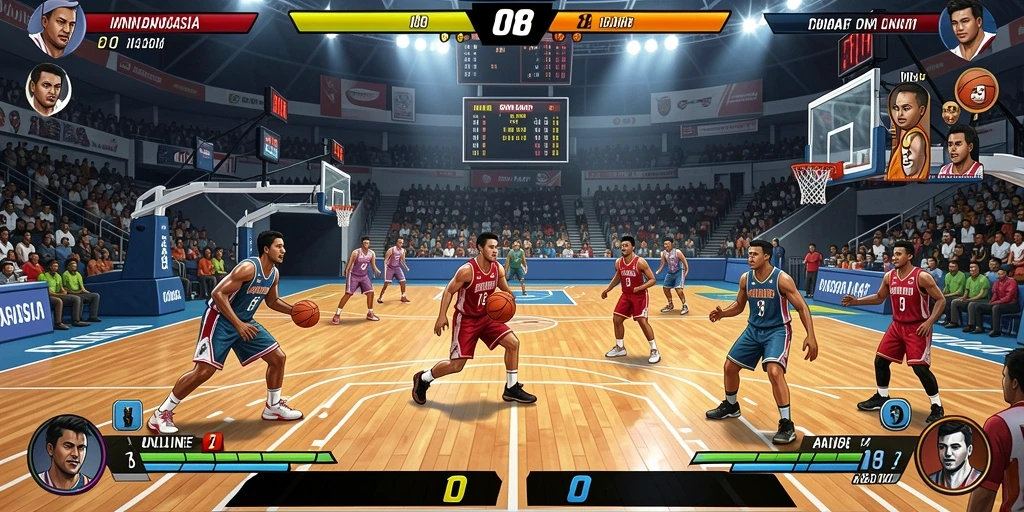 Sesi multiplayer dengan pemain lain sangat mengasyikkan.