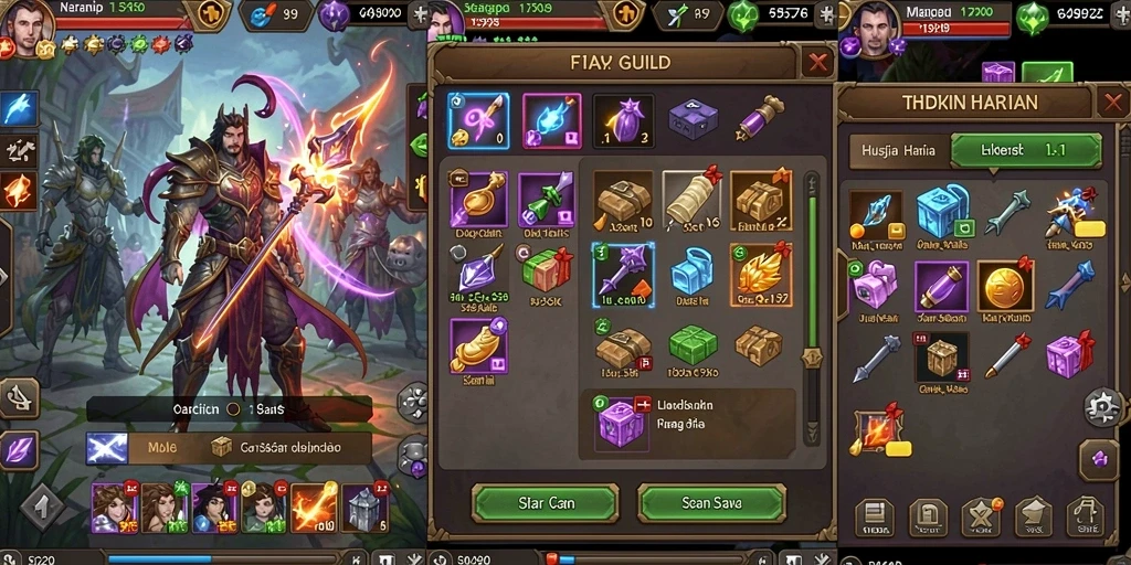 Screenshot menunjukkan fitur multiplayer yang seru.