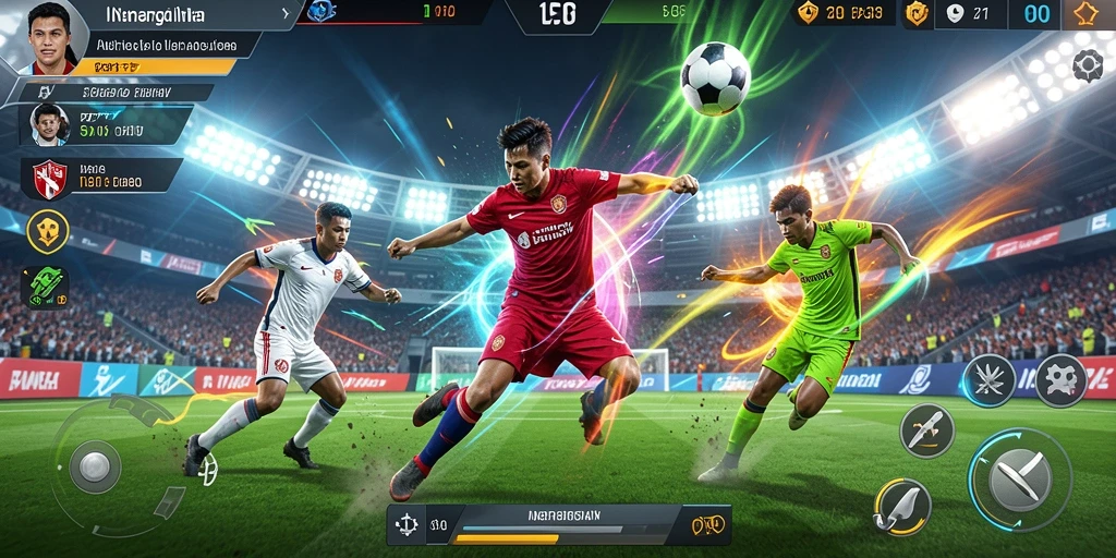 Ilustrasi interaksi multiplayer dalam permainan.