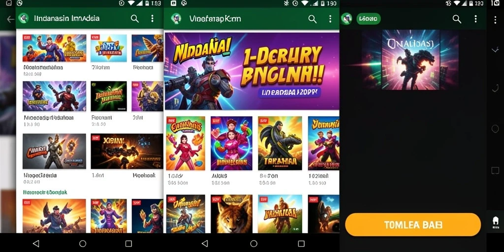 Screenshot karakter unik dalam game.
