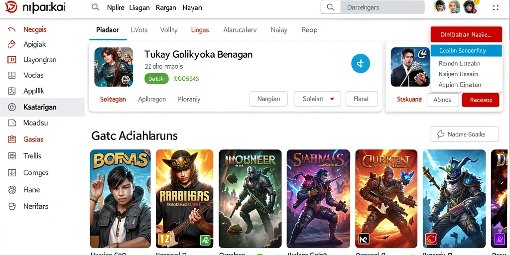 Tantangan seru di setiap level yang berbeda.