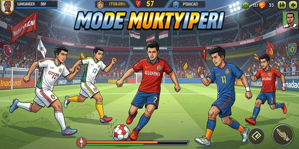 Tangkapan layar antarmuka pengguna yang intuitif dan menarik.