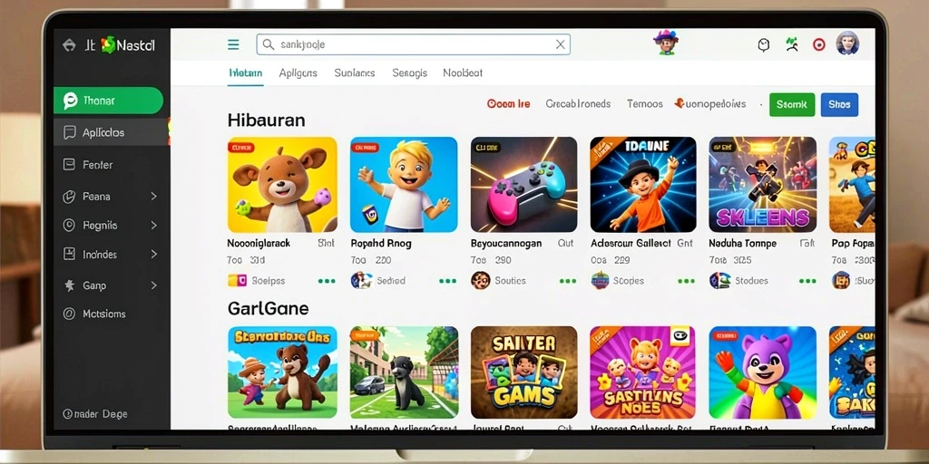 Tangkapan layar ketiga memperlihatkan fitur mode multiplayer.