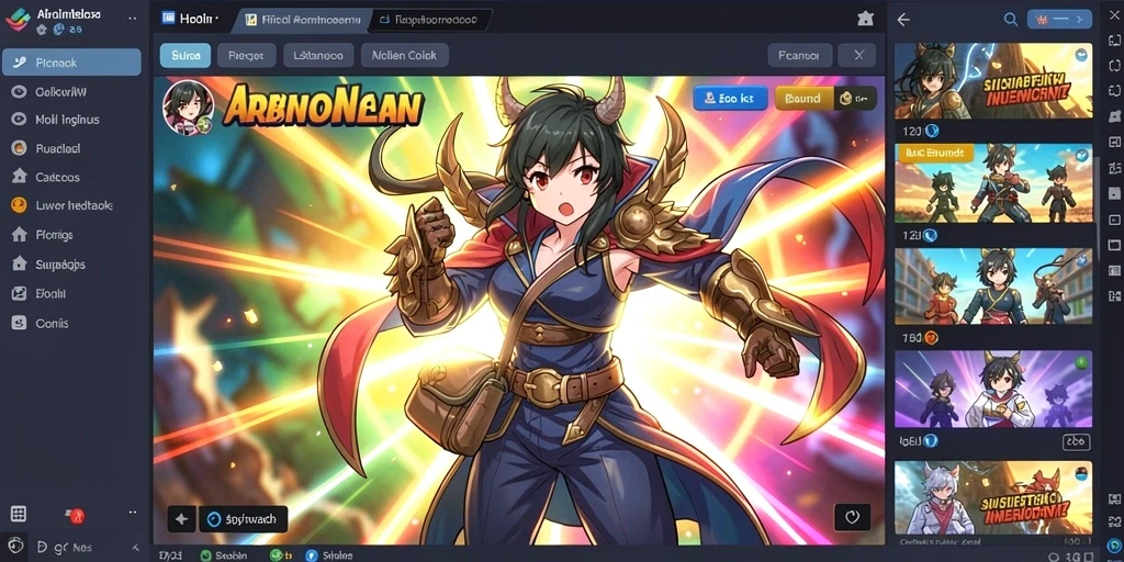 Tampilan aksi gameplay yang mendebarkan.