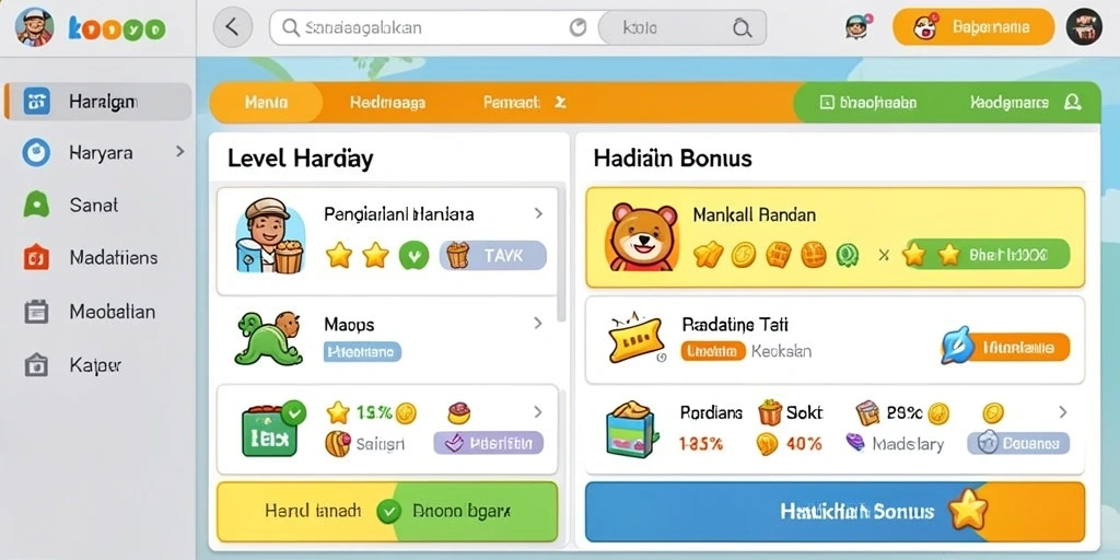 Berbagai karakter unik untuk dipilih dalam game.